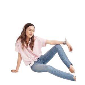 Madewell 9in High Rise Seamed Step-Hem Skinny Jeans 24